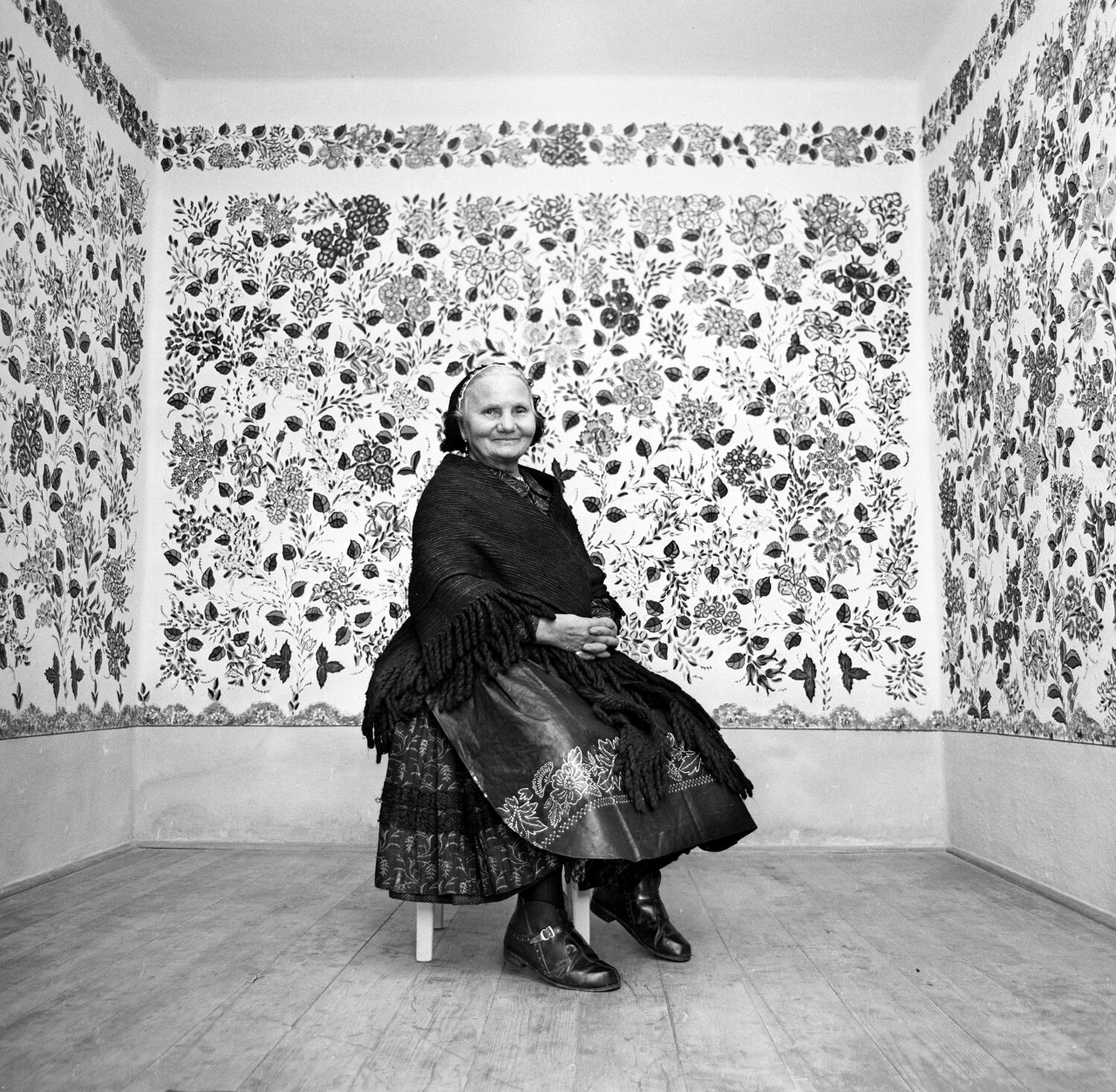 Свежевыкрашенная комната, 1969. Фотограф Петер Корниш