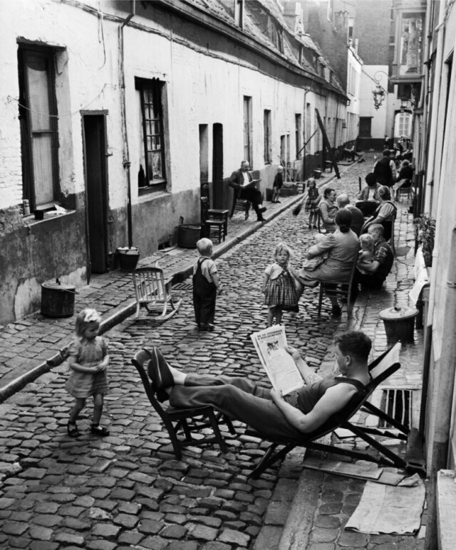 Антверпен, 1949 год. Фотограф Аарт Кляйн