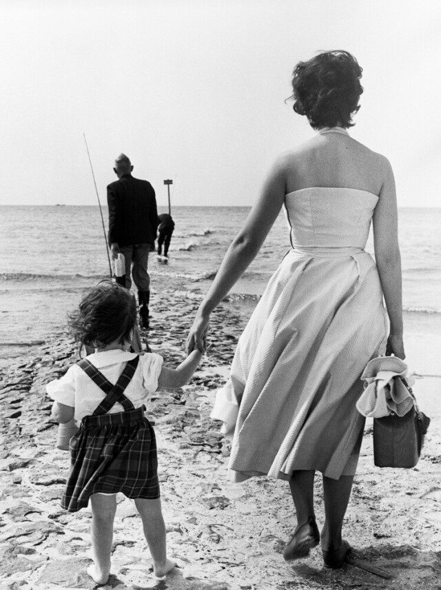 Пляж Схевенинген, 1956 год. Фотограф Эд ван Вейк