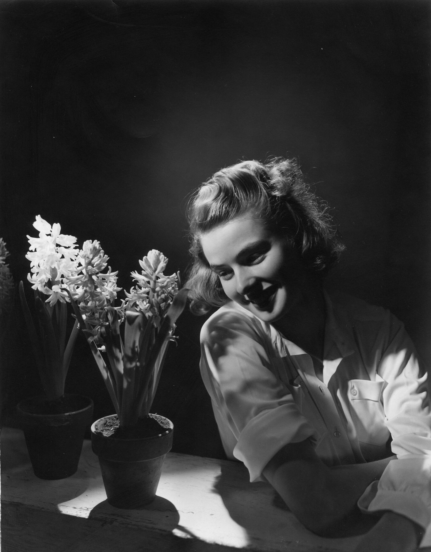 Ингрид Бергман, , 1940 год. Фотограф Георгий Гойнинген-Гюне