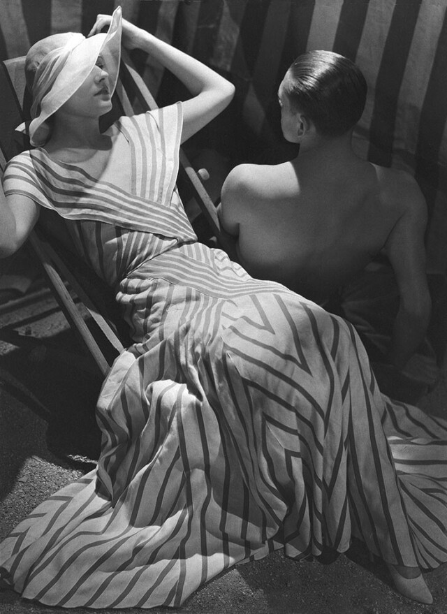 Пляжная одежда от Шанель, 1933 год. Фотограф Георгий Гойнинген-Гюне