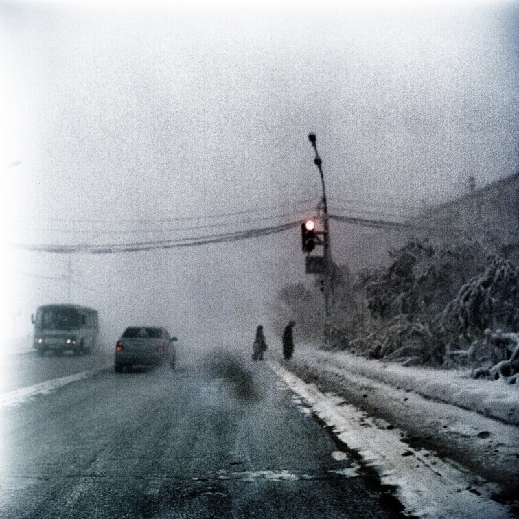 Фотопроект Самый холодный город на земле, 2013 год. Фотограф Стив Юнкер