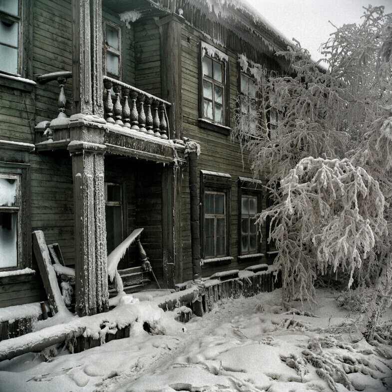 Фотопроект Самый холодный город на земле, 2013 год. Фотограф Стив Юнкер ...