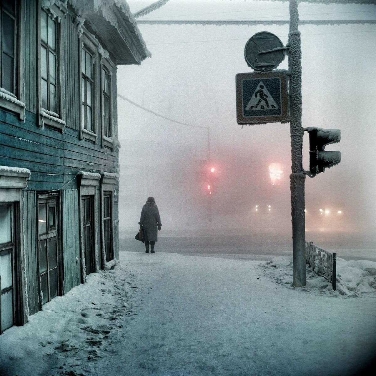Фотопроект Самый холодный город на земле, 2013 год. Фотограф Стив Юнкер ...