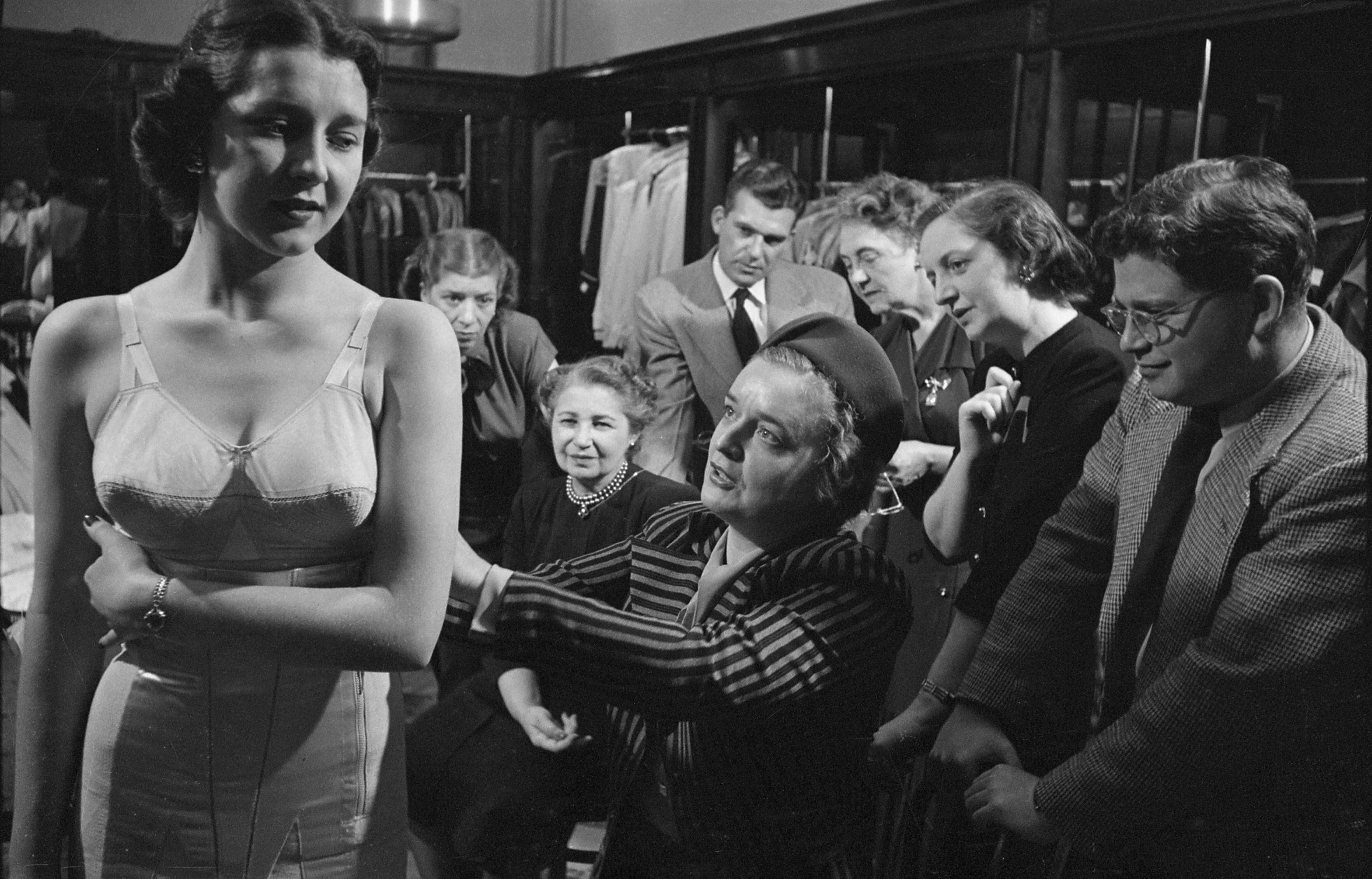 Манекенщица в белье, 1949. Фотограф Стэнли Кубрик