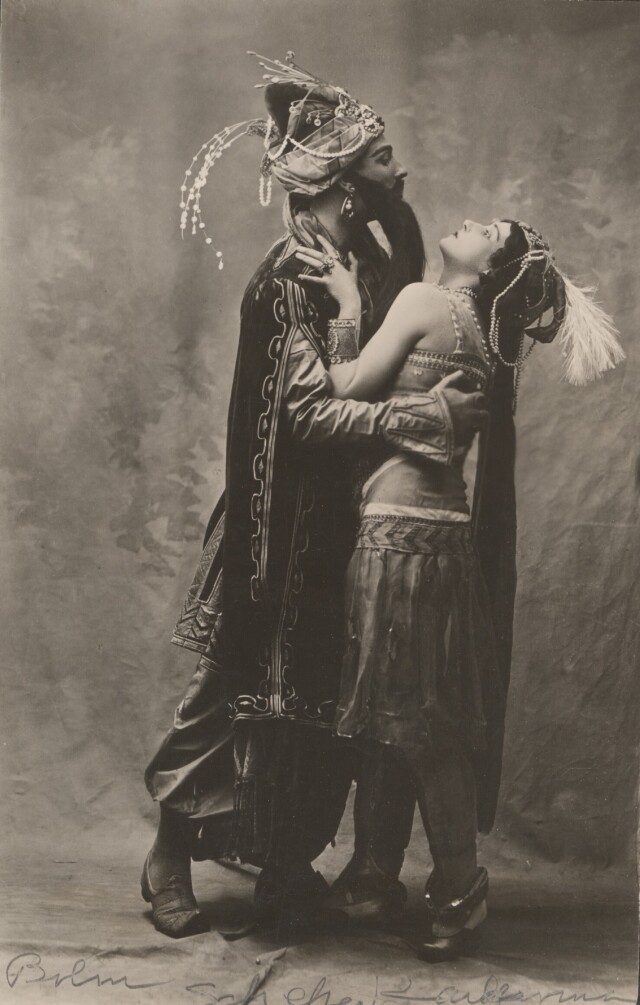 Адольф Больм и Тамара Карсавина в «Шехеразаде», Нью-Йорк. Из коллекции «Русские балеты Сержа Дягилева»