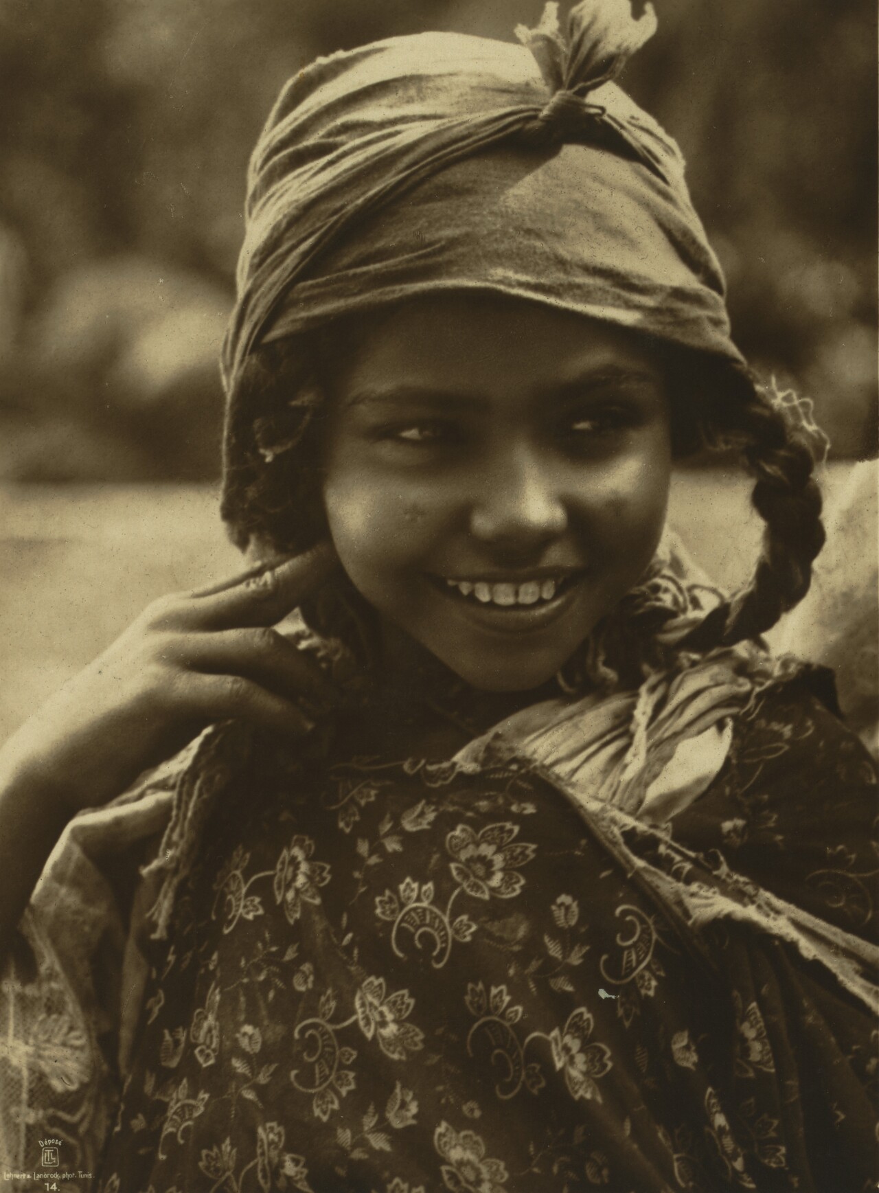 Девичий портрет. Тунис, 1904. Из коллекции Ленерта и Ландрока