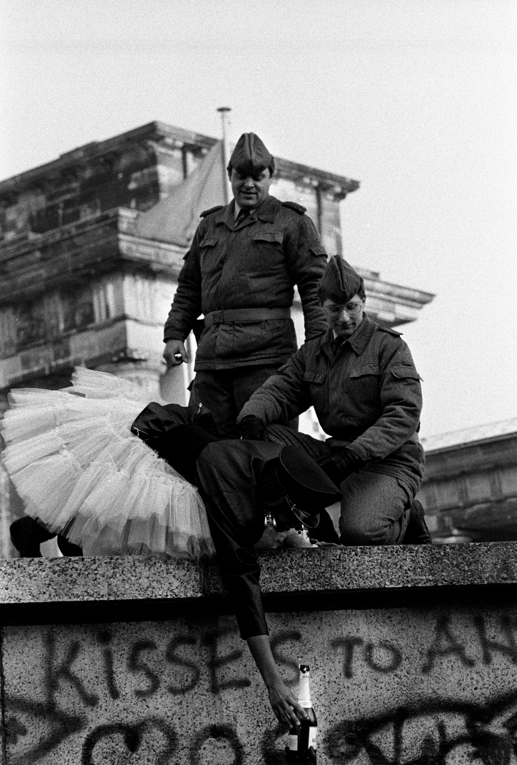 Берлинская стена, 1989. Фотограф Стэнли Грин