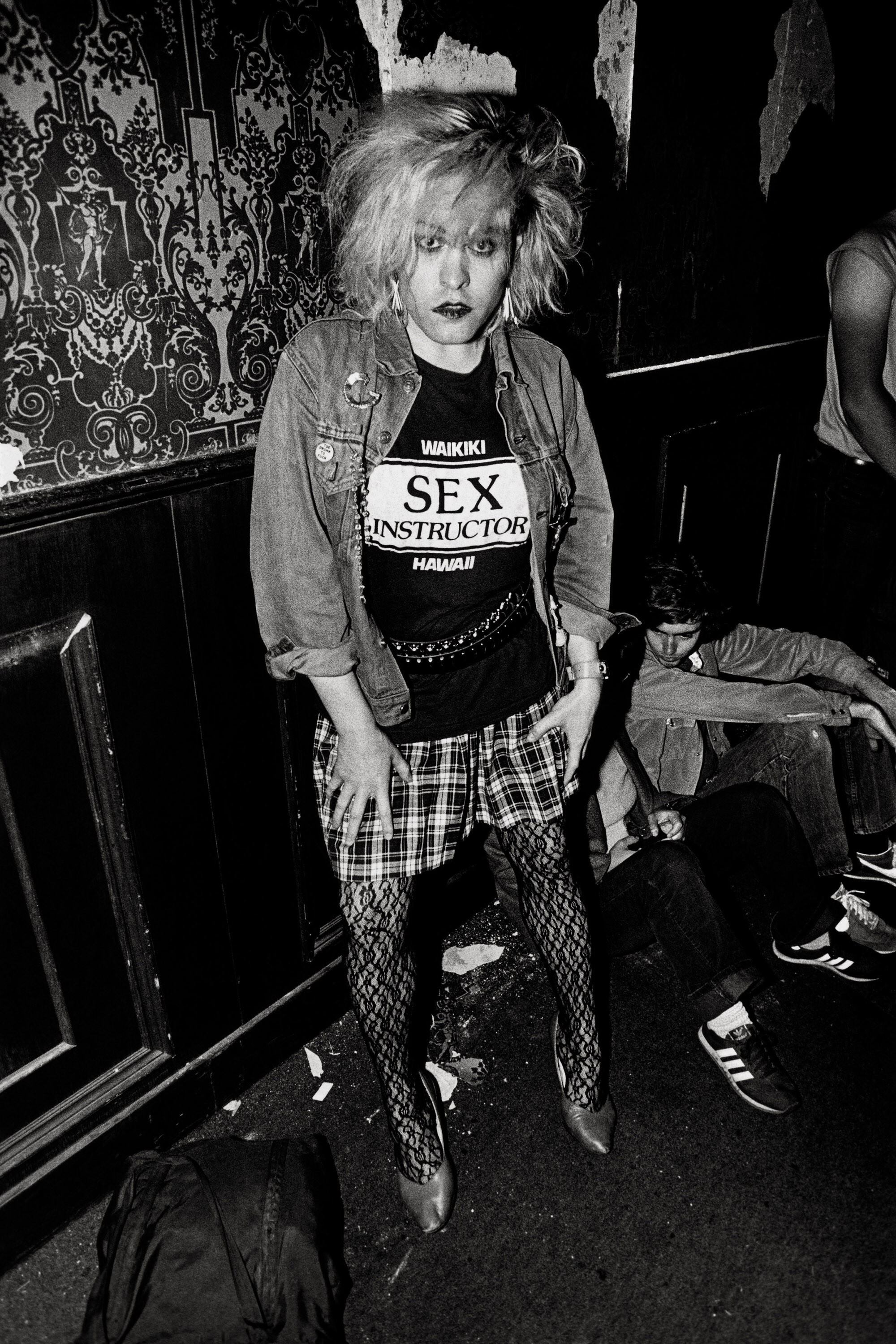 Редактор и издатель журнала Punk Globe Джинджер Койот в Сан-Франциско, 1984. Фотограф Стэнли Грин
