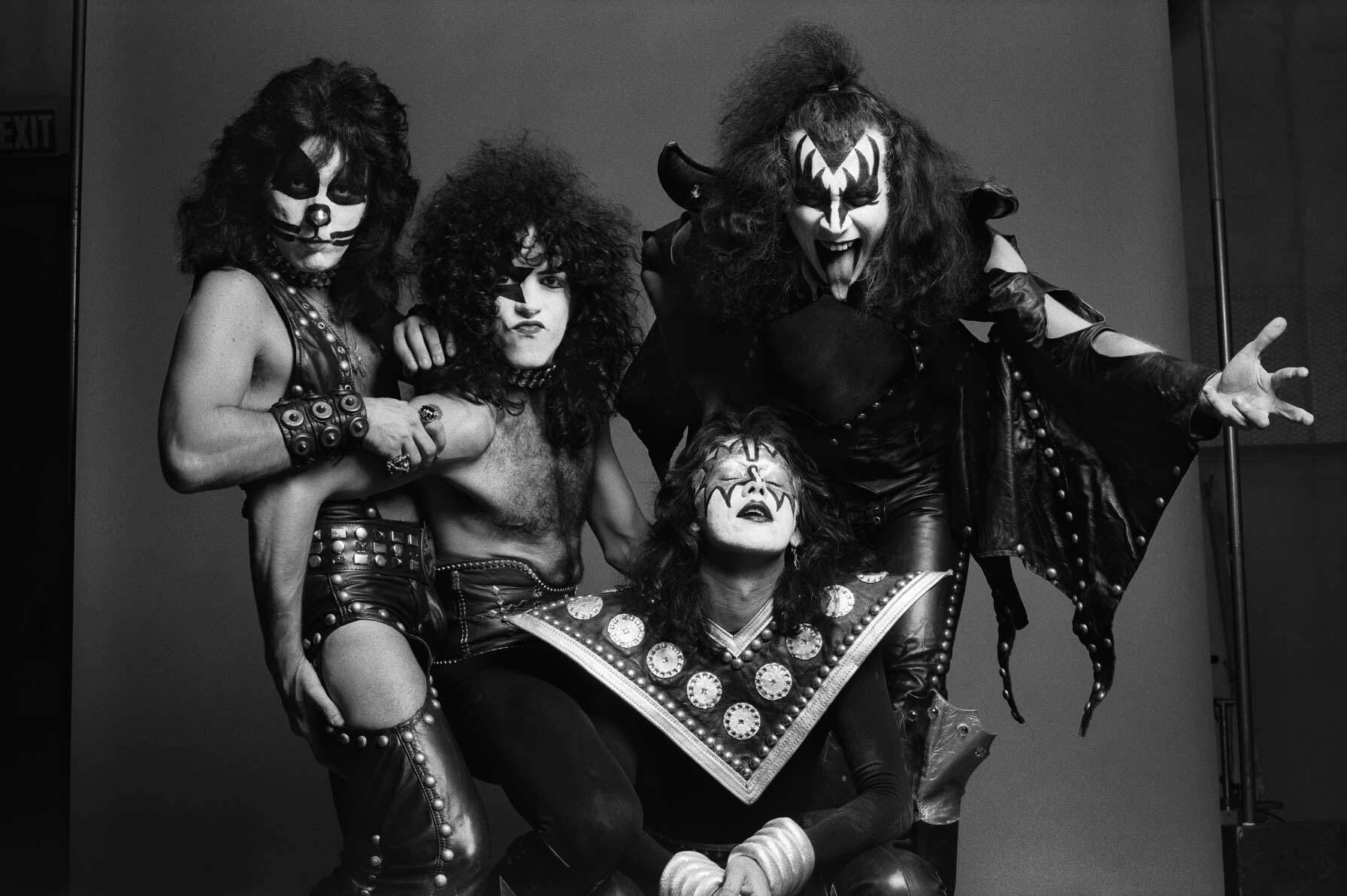 Kiss, 1975 год. Фотограф Норман Сифф
