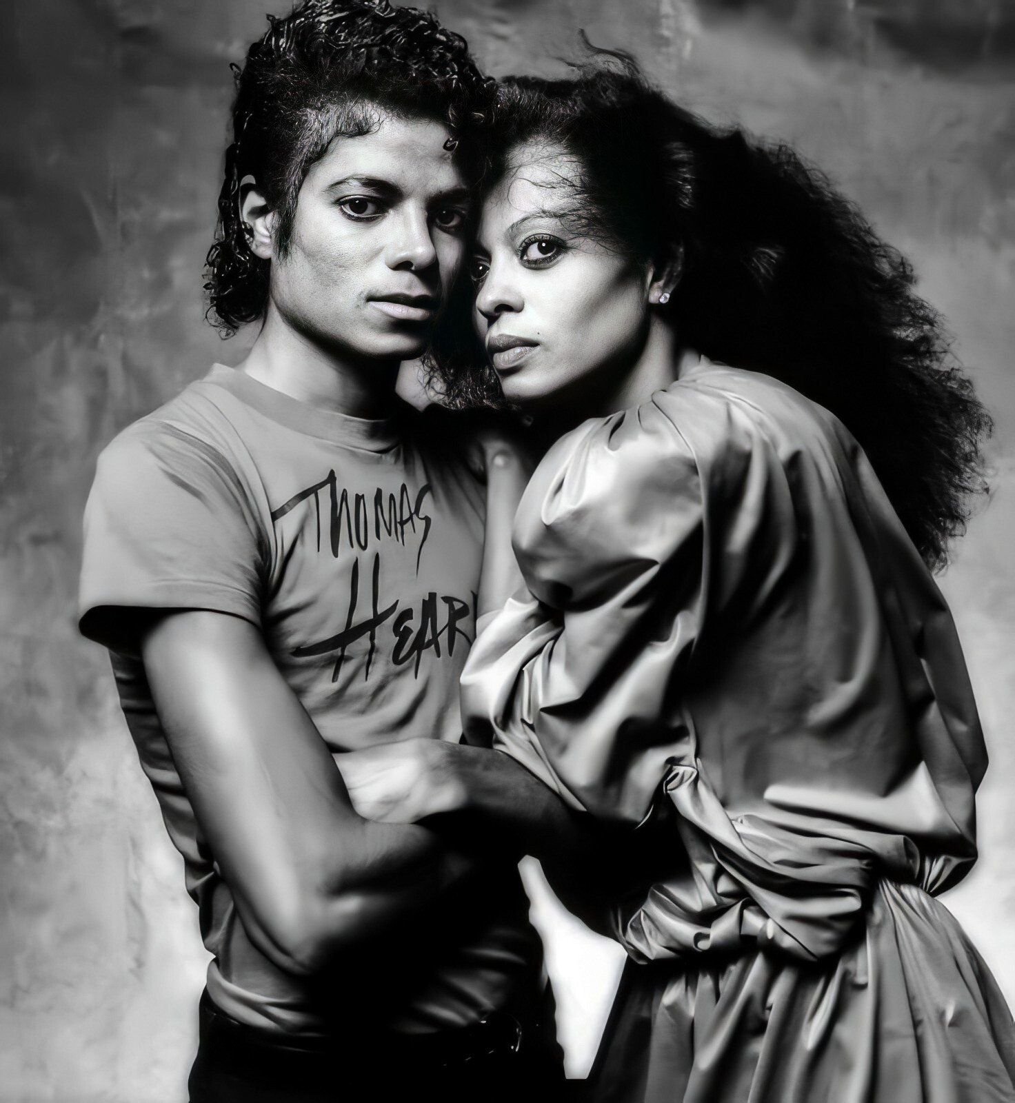 Майкл Джексон и Дайана Росс, 1982 год. Фотограф Норман Сифф