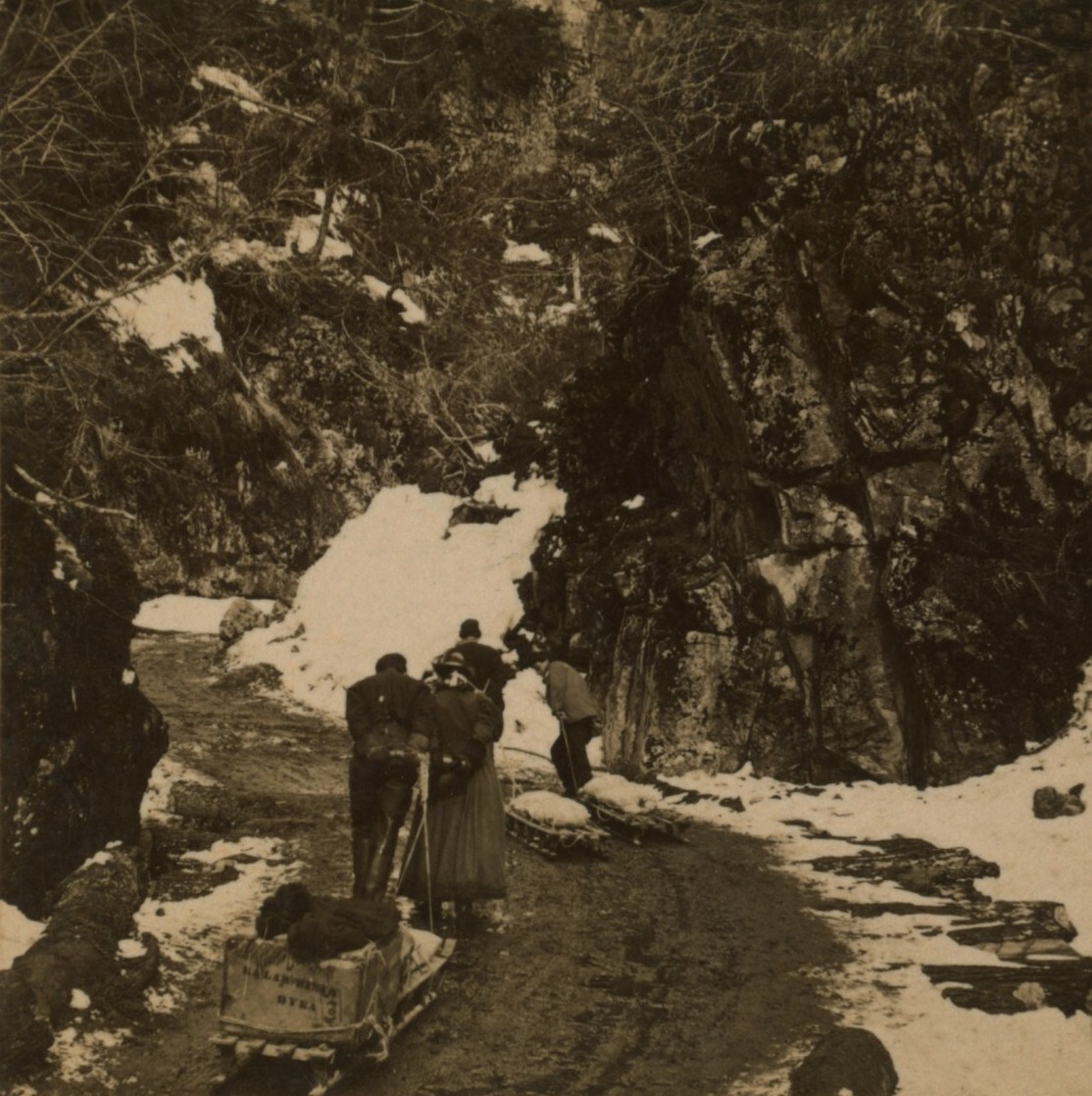Путь на Клондайк, 1898. Фотограф Бенджамин Уэст Килберн
