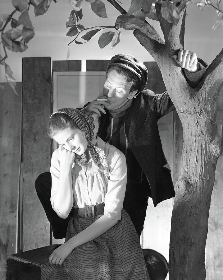 Ингрид Бергман и Бёрджесс Мередит. Vogue, 1940. Фотограф Хорст П. Хорст