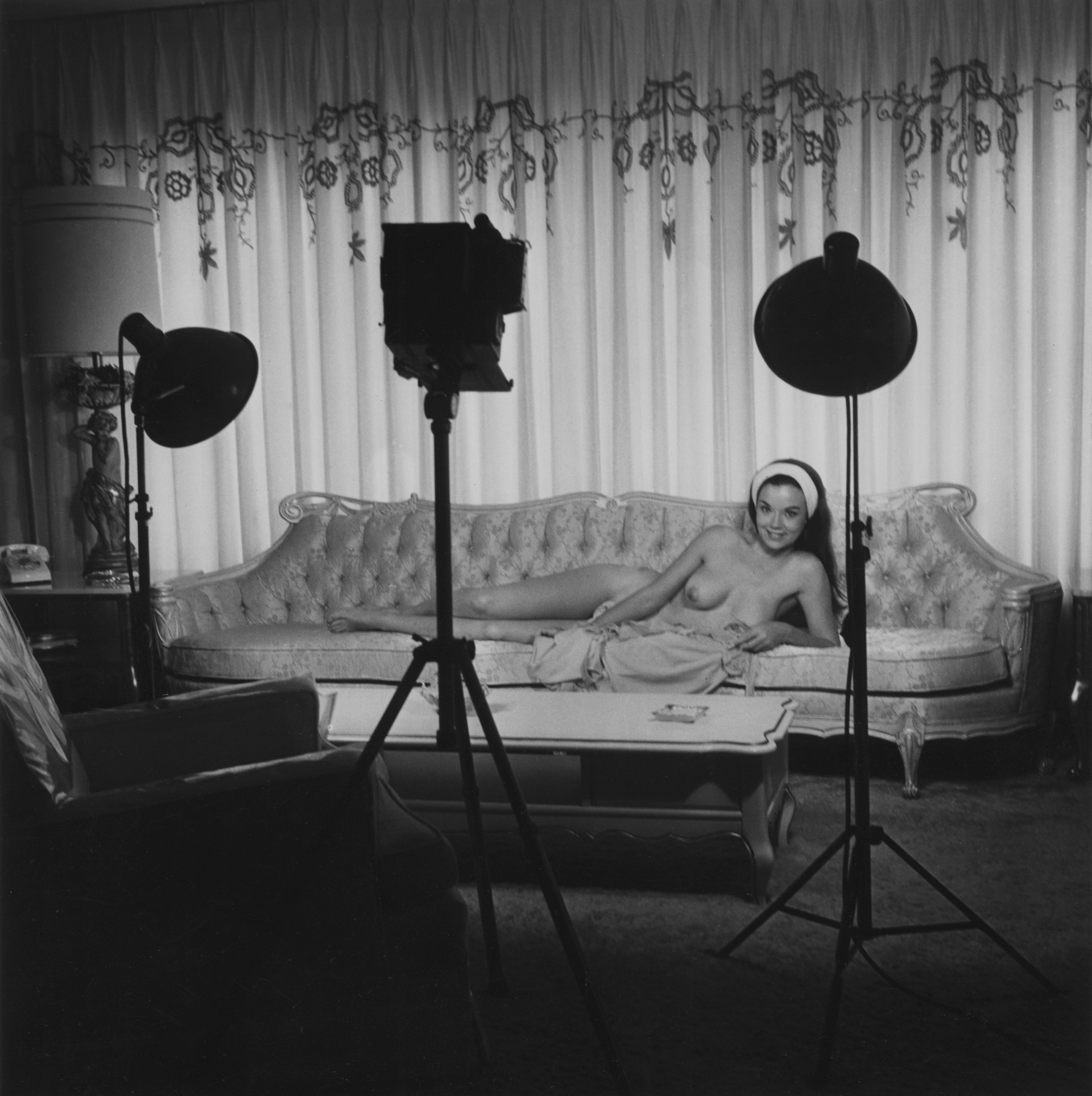 Съёмочная установка, 1950-е. Банни Йеджер