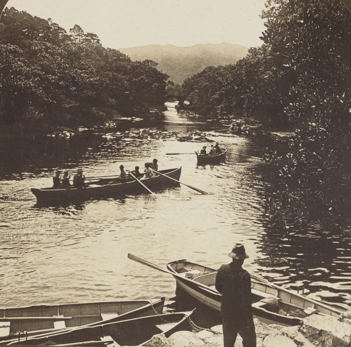 Озёра Килларни, Ирландия, 1903. Фотограф Hawley C. White Company