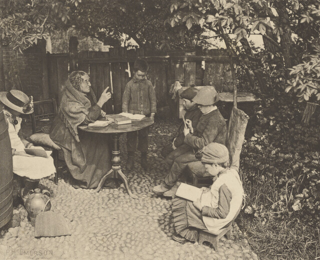 Обучение, 1887. Фотограф Питер Генри Эмерсон