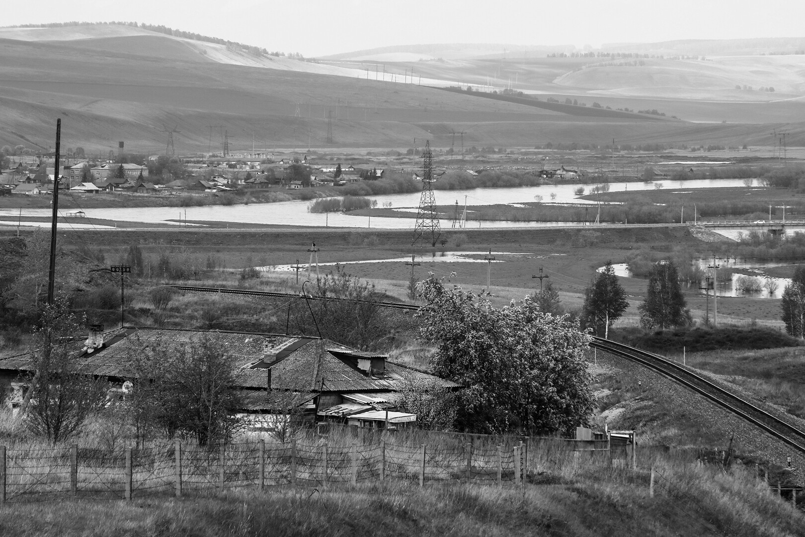 Вид на деревню Копьёво. © 2024