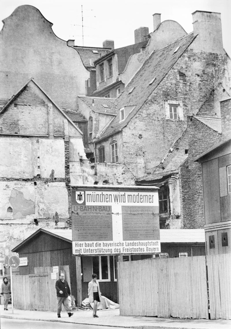 Мюнхен становится более современным, 1970. Фотограф Димитри Сулас
