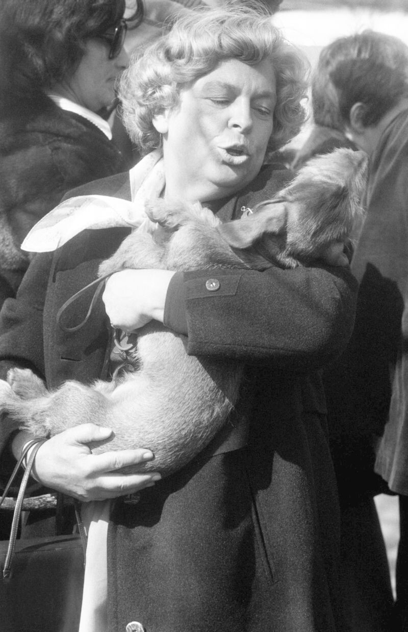 Женщина с собакой, 1972. Фотограф Димитри Сулас