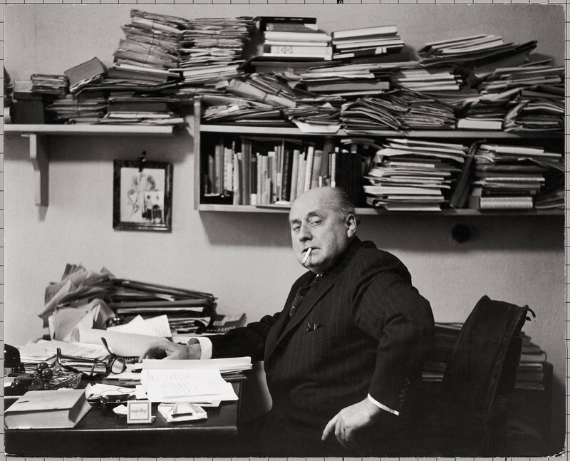 Готфрид Бенн, 1955. Фотограф Франц Хубманн