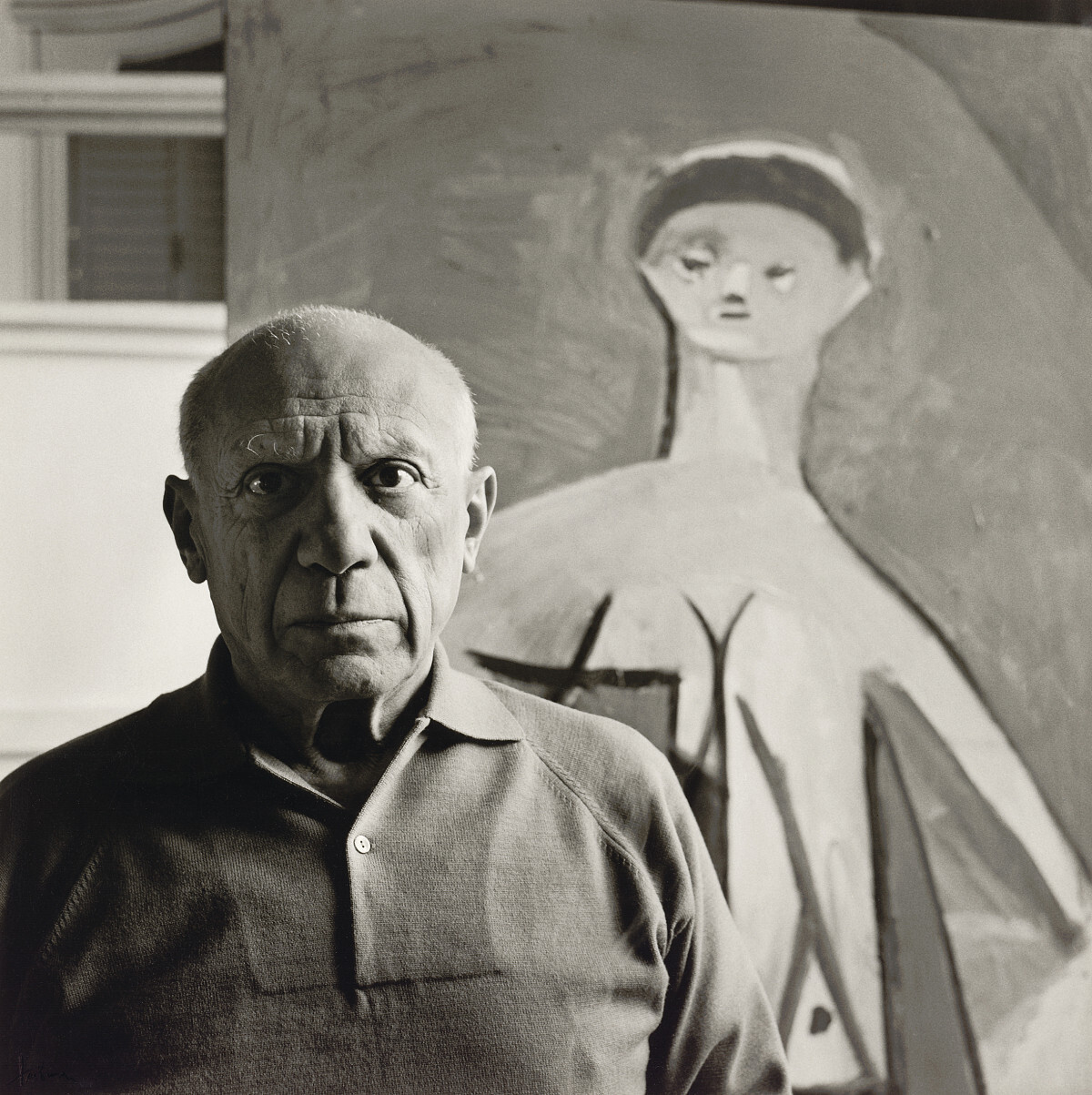 Пабло Пикассо, 1957. Фотограф Франц Хубманн