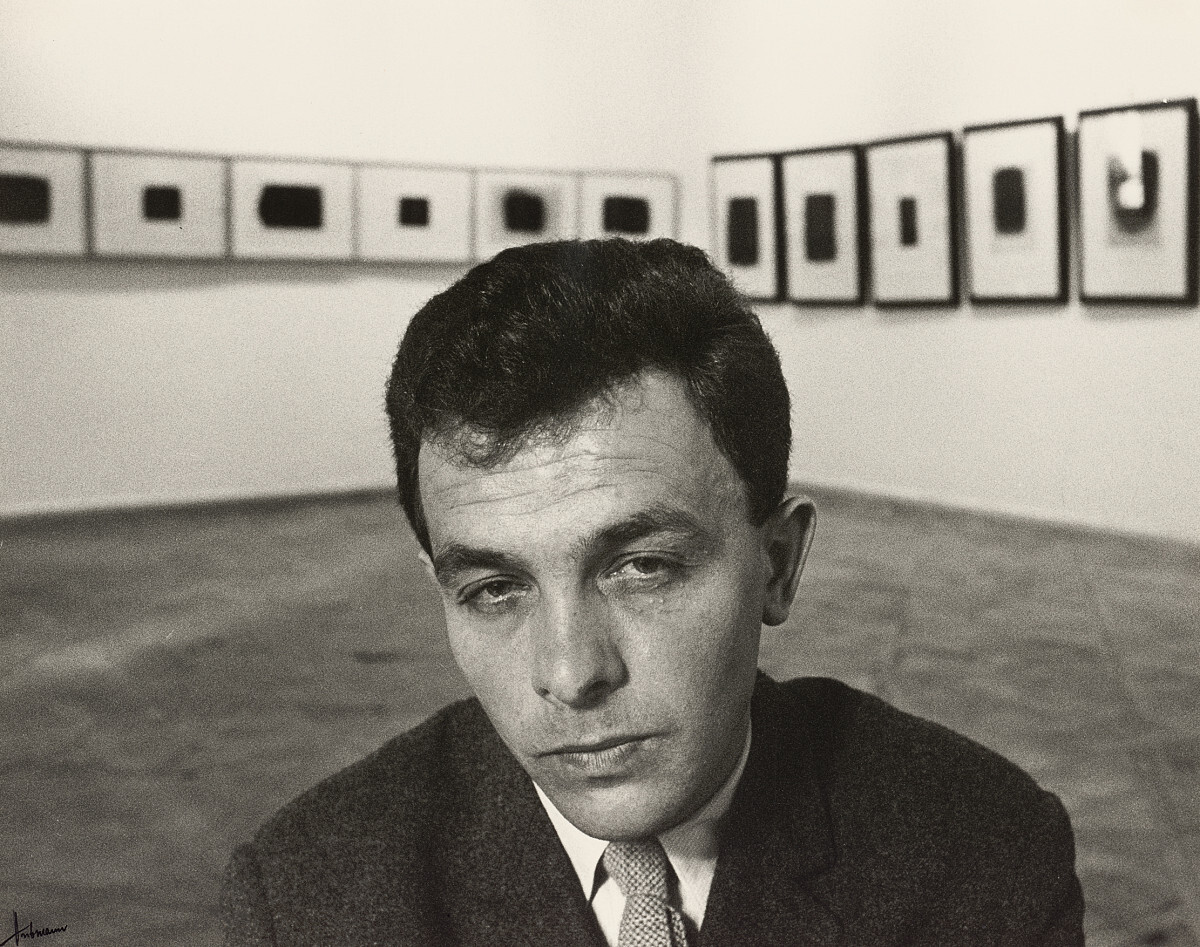 Австрийский художник Арнульф Райнер, 1967. Фотограф Франц Хубманн