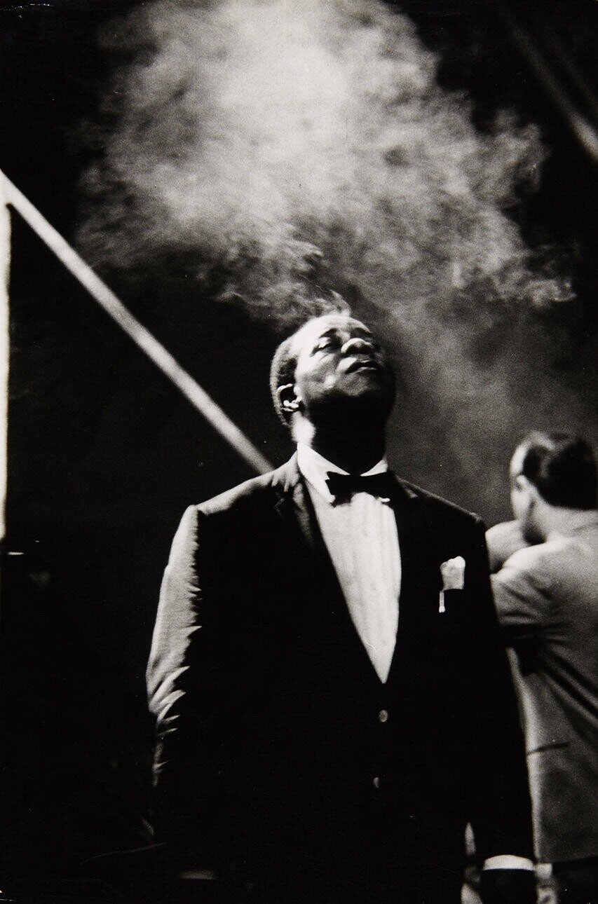 Луи Армстронг. Вена, 1959. Фотограф Франц Хубманн