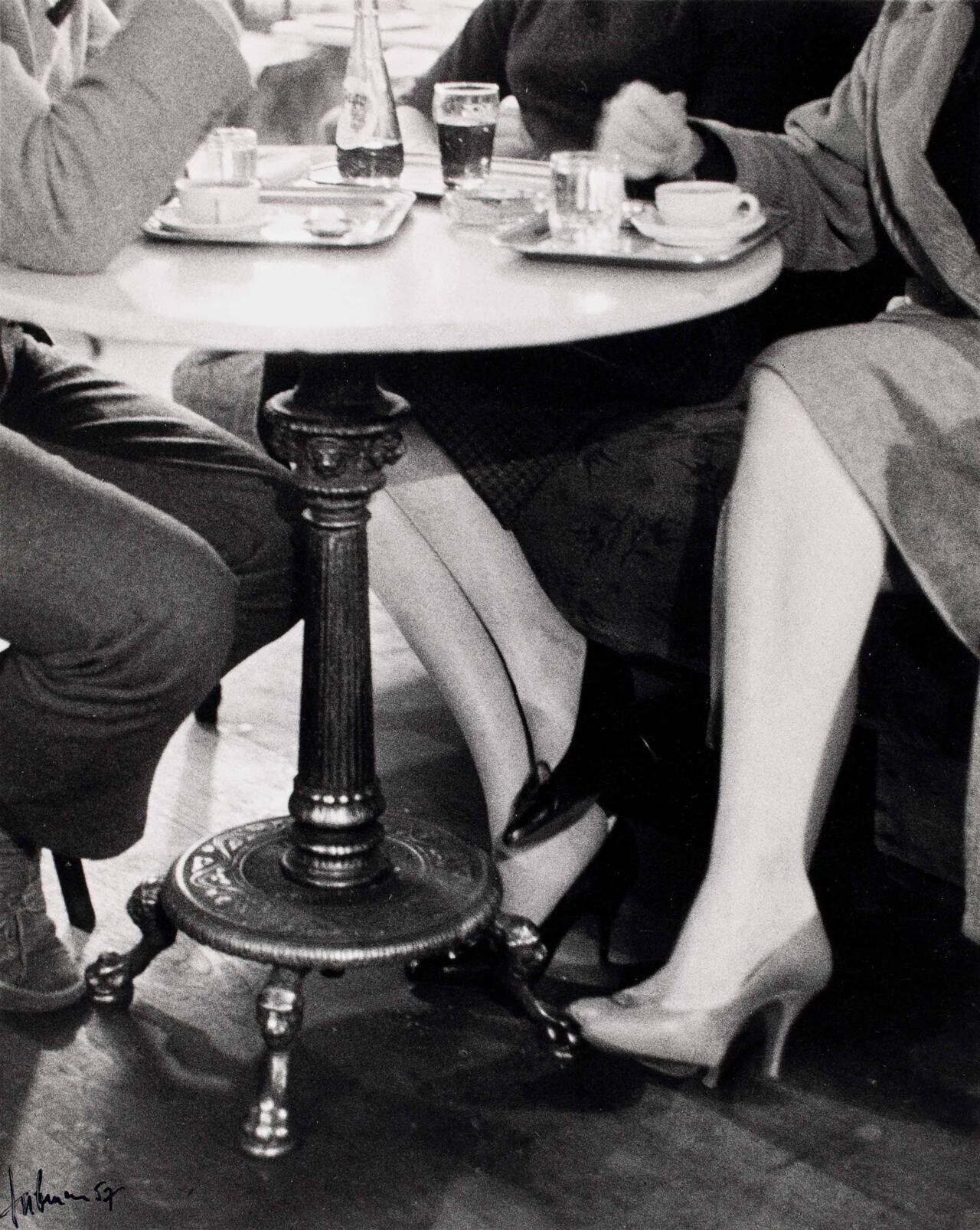 Кафе Гавелка, Вена, ок. 1956. Фотограф Франц Хубманн