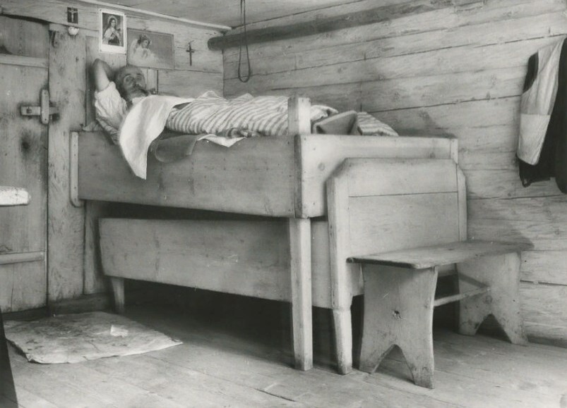 Спальное место, 1940-е. Фотограф Леонард фон Матт