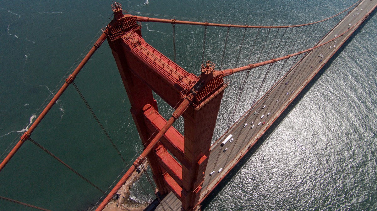 Мост Золотые Ворота, Сан-Франциско, США. Фотограф Джордж Кригер