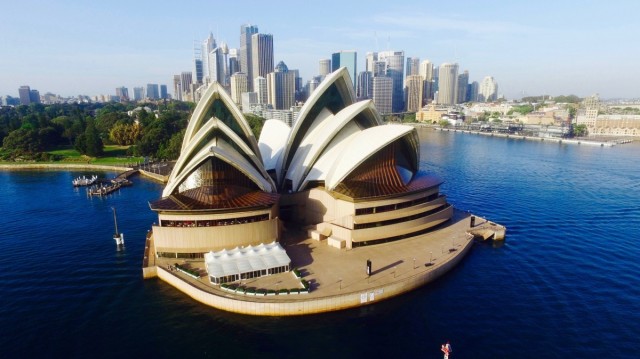 Сиднейский оперный театр, Новый Южный Уэльс, Австралия. Фотограф Overclouds Production