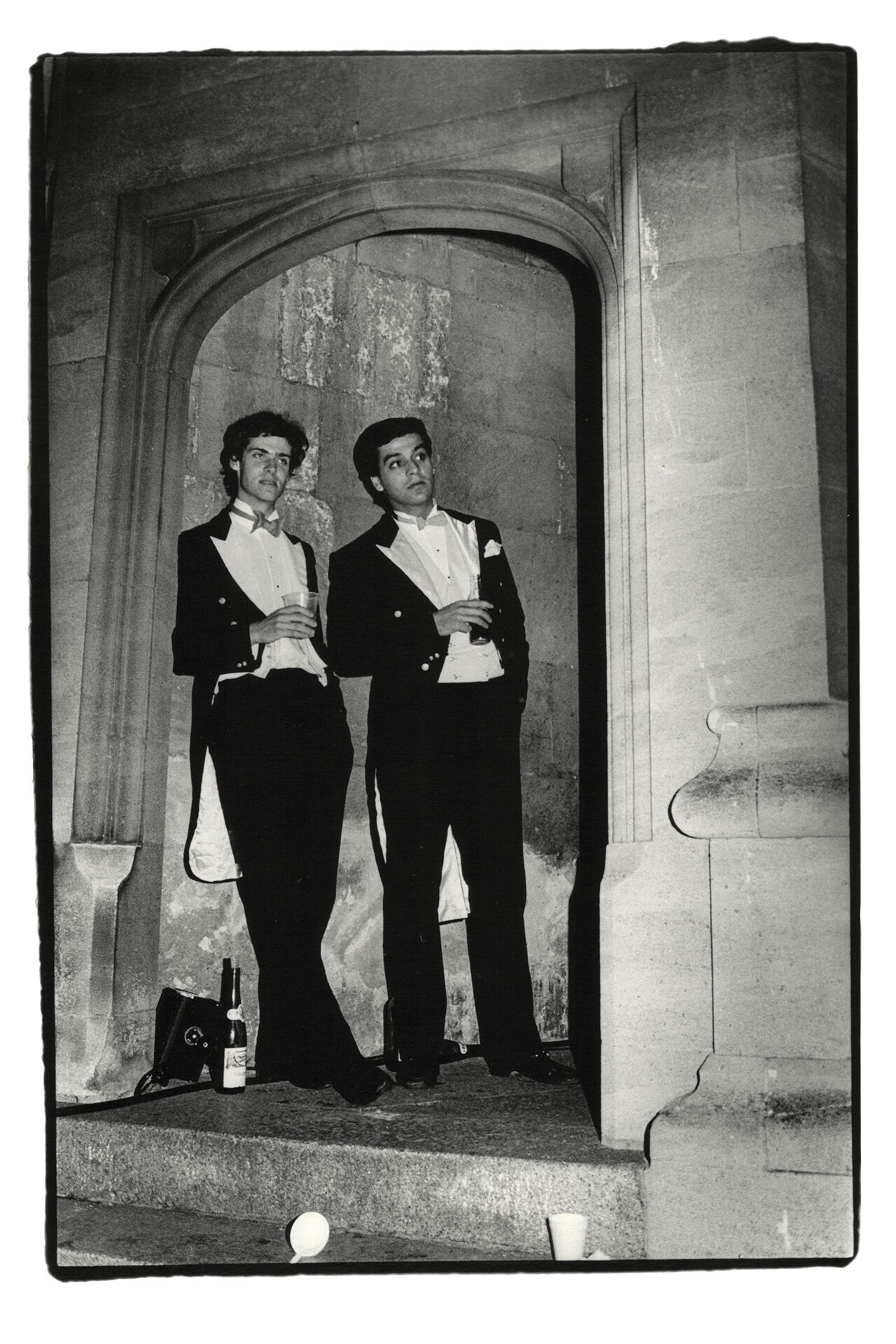 Дэвид Фабер и Абдул Фарадани, Оксфорд, 1982. Фотограф Дафидд Джонс