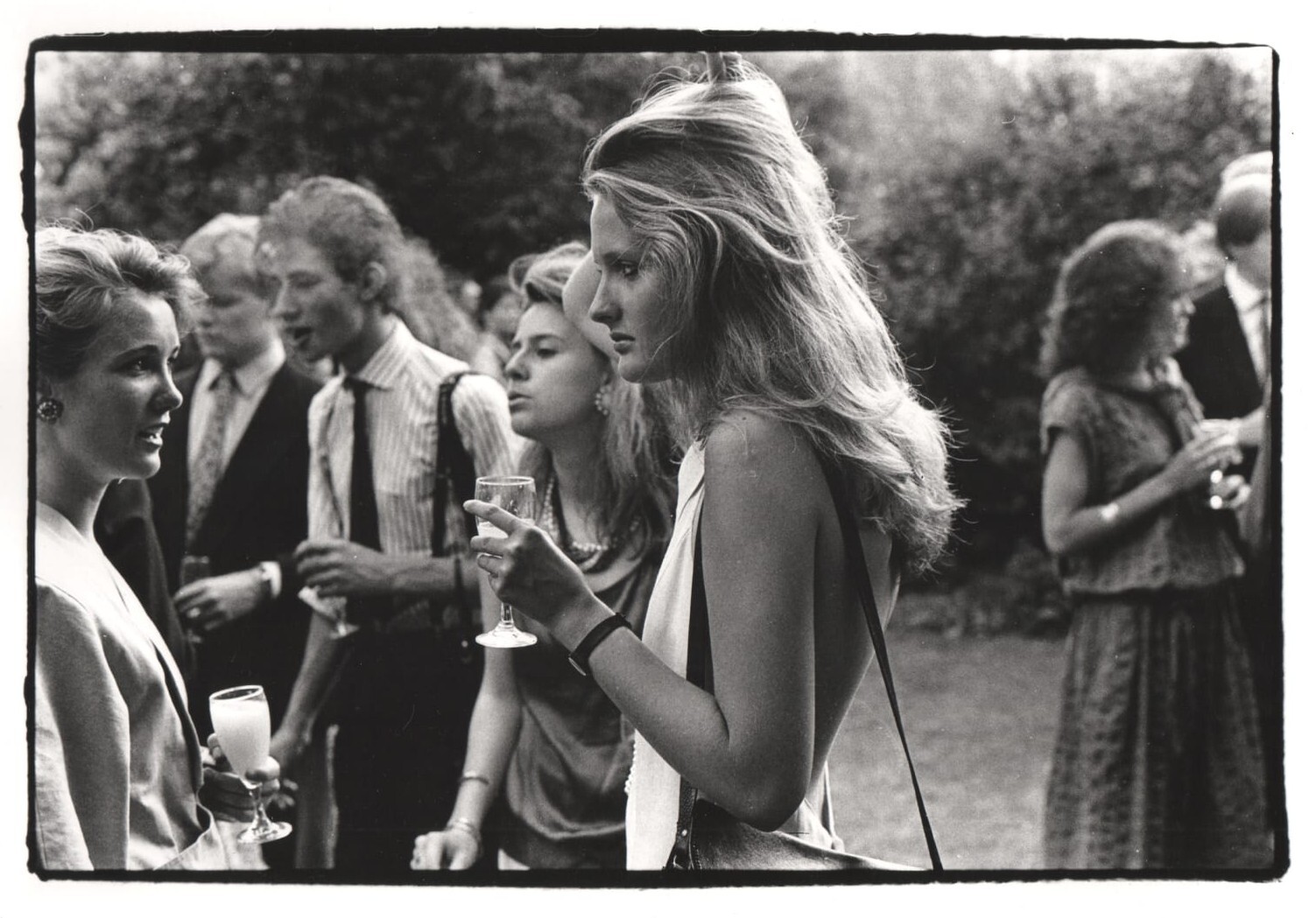 Коктейльная вечеринка, 1986. Фотограф Дафидд Джонс