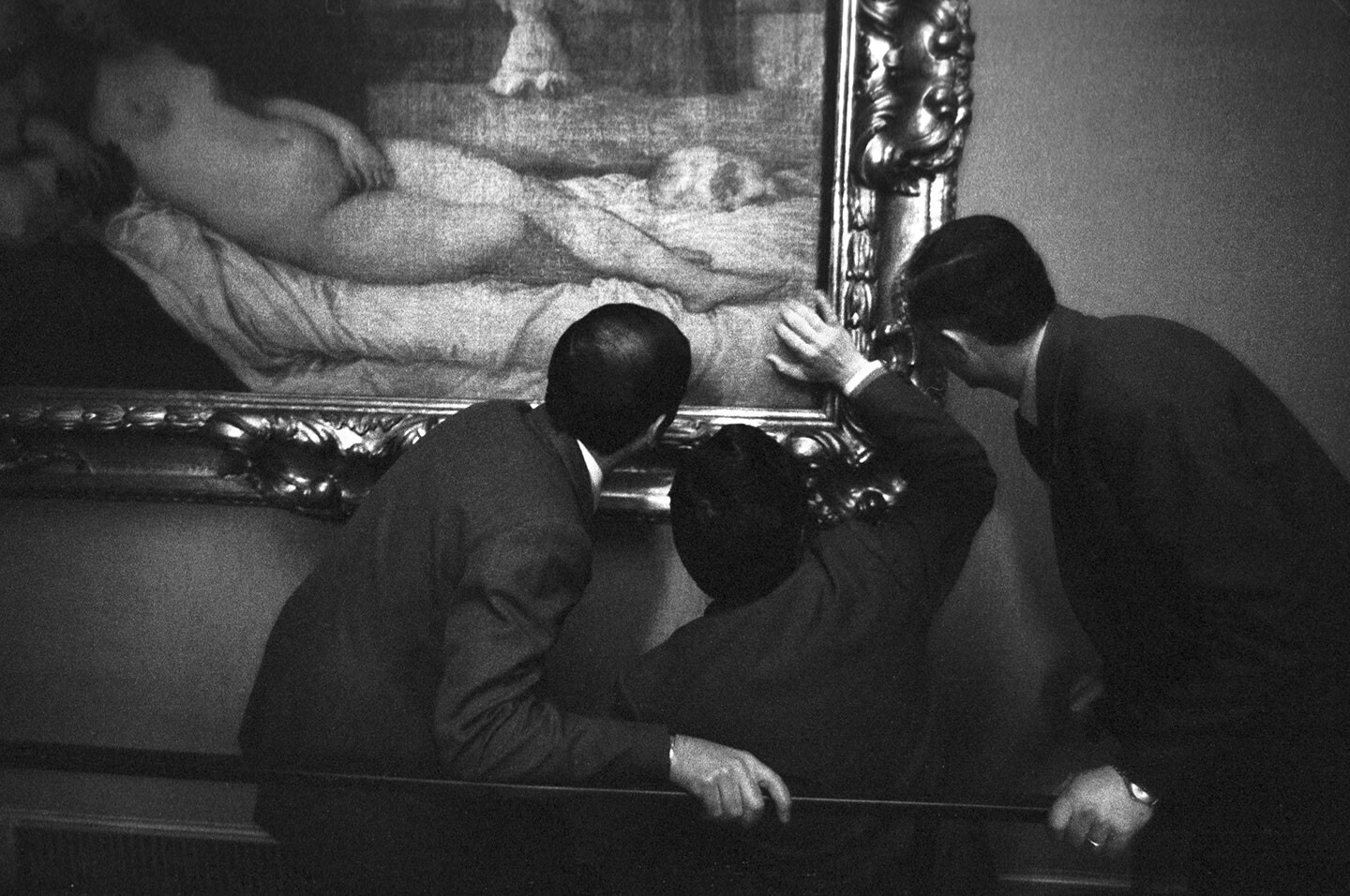 Галерея Уффици, Флоренция, Италия, 1976. Фотограф Дафидд Джонс