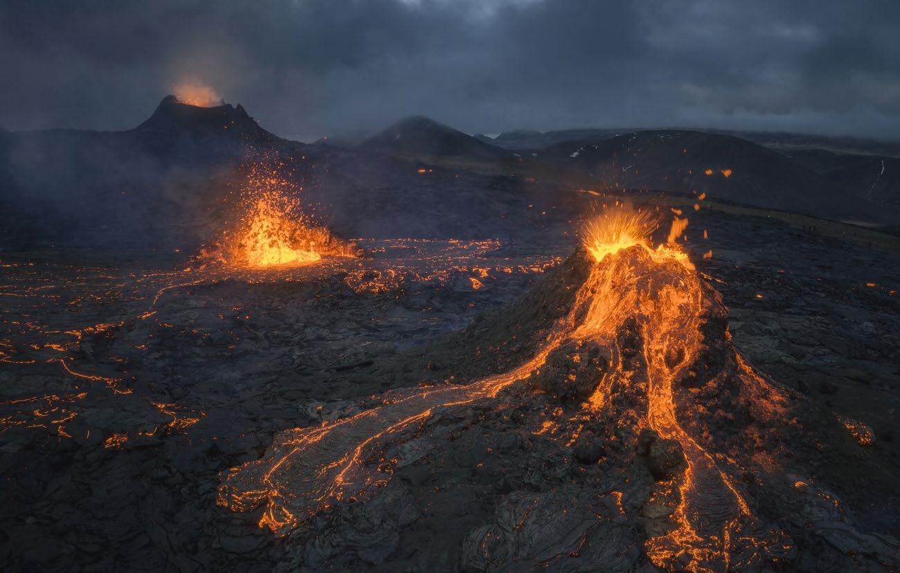 Финалист, 2021. Вулкан Фаградальсфьядль на полуострове Рейкьянес, Исландия. Автор Итай Монникендам