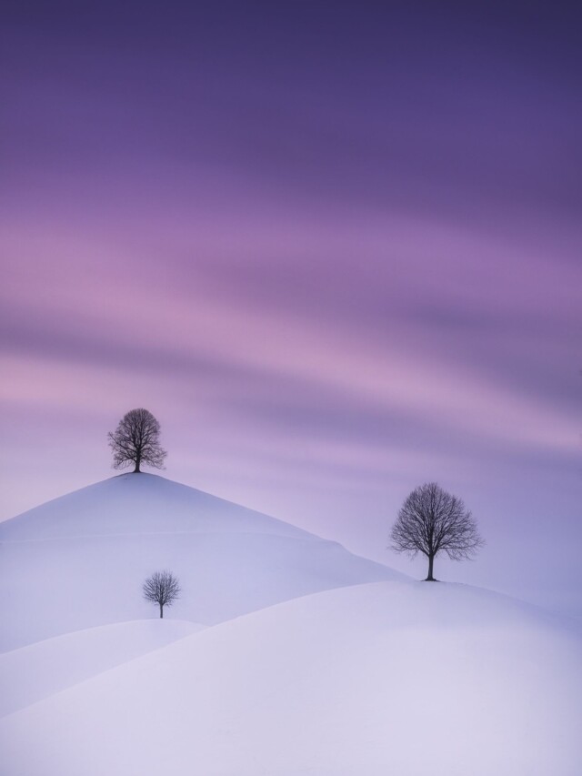3 место в номинации «Пейзажная фотография года» 2021. Зимой в Швейцарии. Автор Бен Гуд