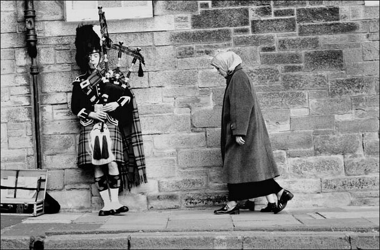 Волынка, Эдинбург. Фотограф Дэвид Гибсон
