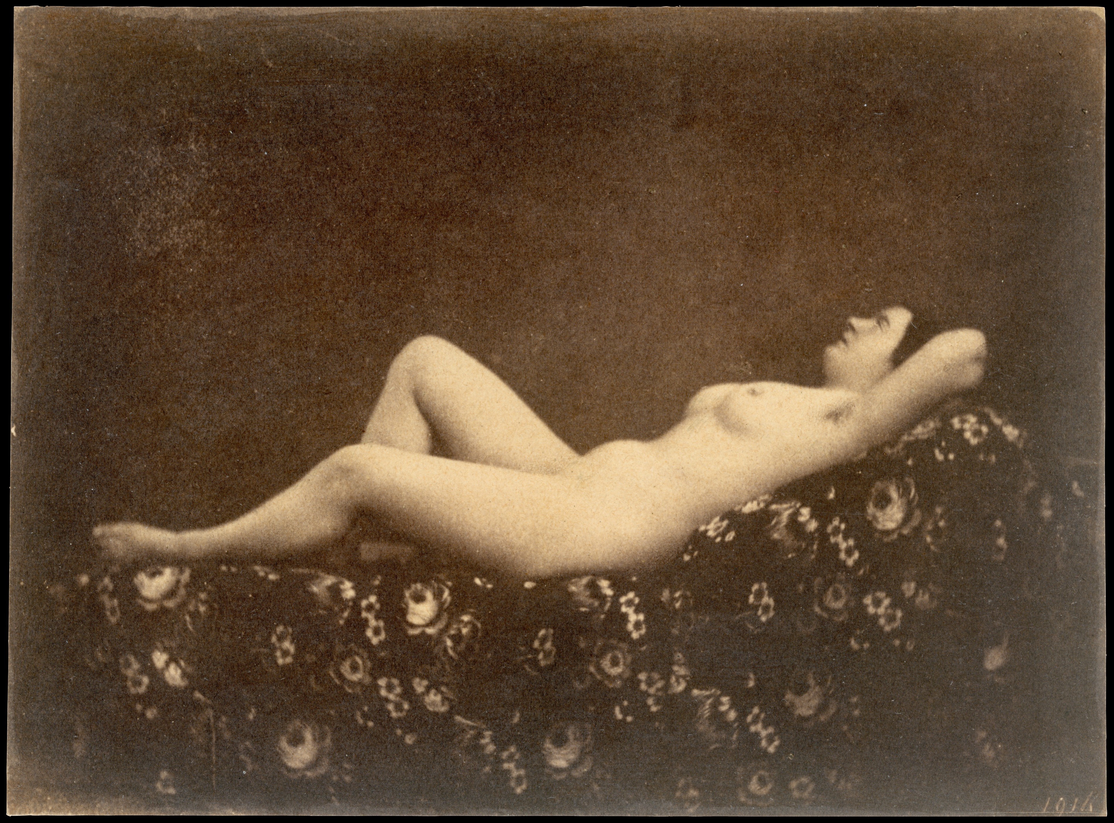 Обнажённая женщина, 1853. Автор Жюльен Валлу де Вильнев