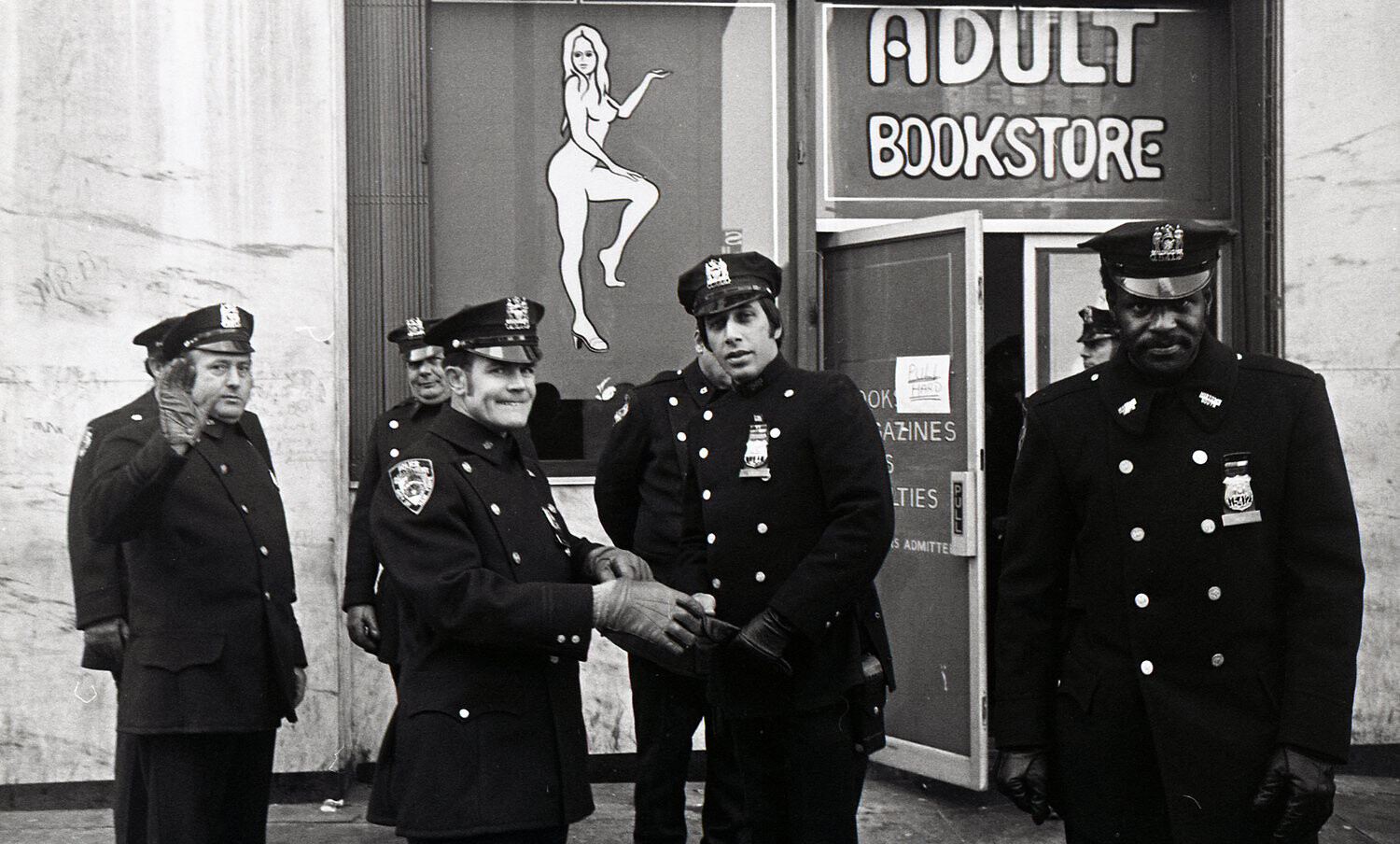 Полицейские. Таймс-сквер, Нью-Йорк, 1976. Фотограф Дэвид Годлис