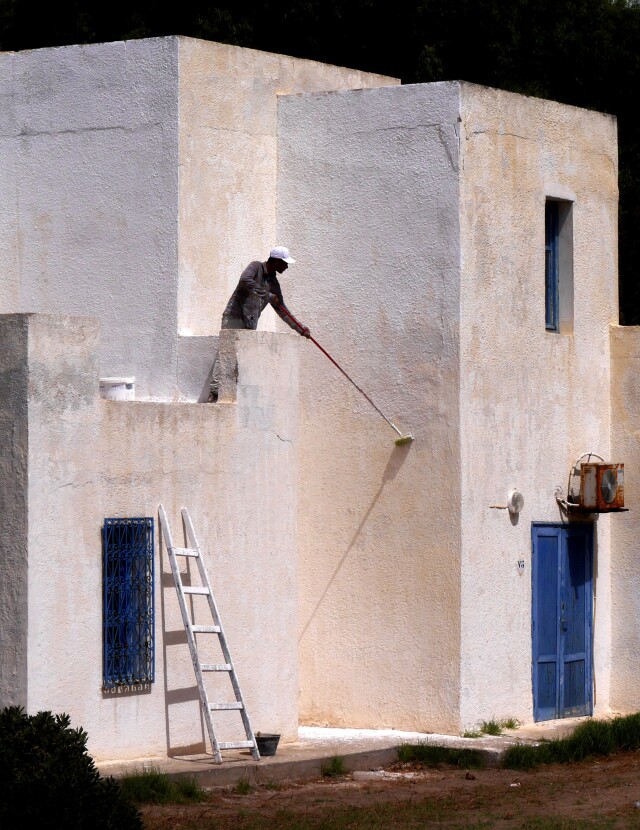 "Painter", Tunisia, Hammamet 2020