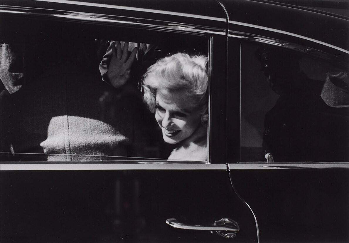 Прибытие Мэрилин Монро в Чикаго для участия в рекламной кампании фильма В джазе только девушки, 1959 год. Фотограф Крайнер Манфред