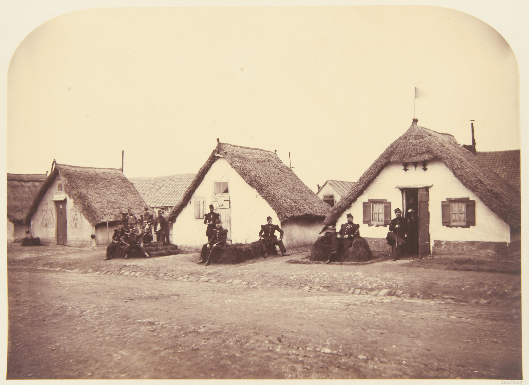 Капитанские хижины, Булонь, 1857. Фотограф Чарльз Терстон Томпсон