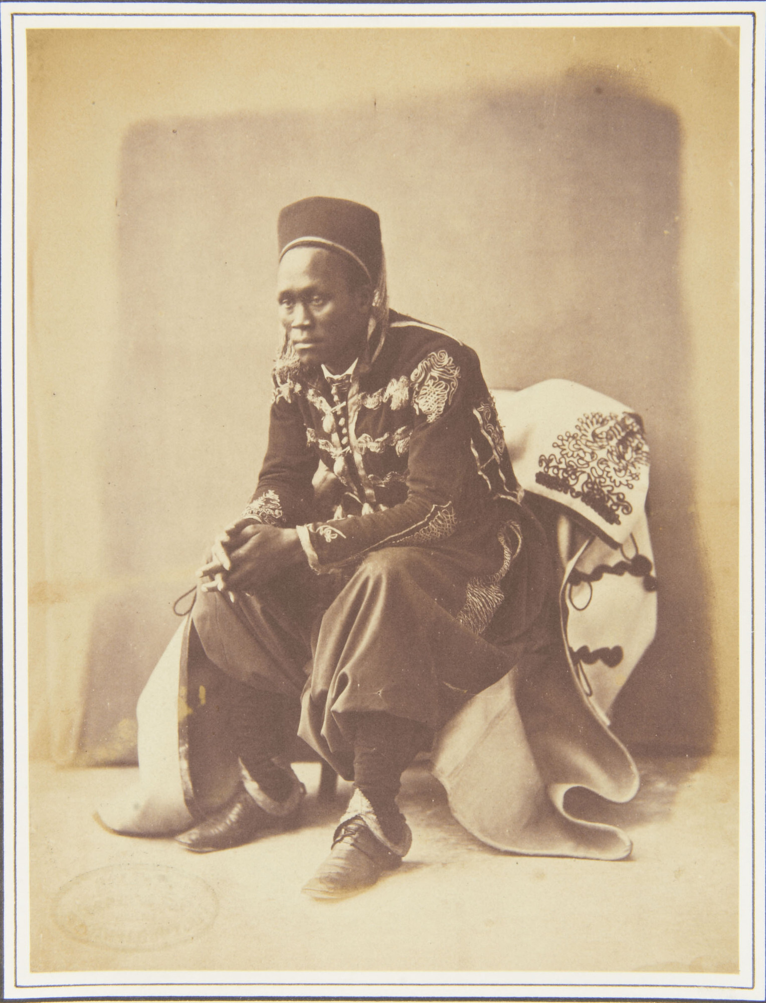 Портрет мужчины, 1853. Фото из ателье Мулен