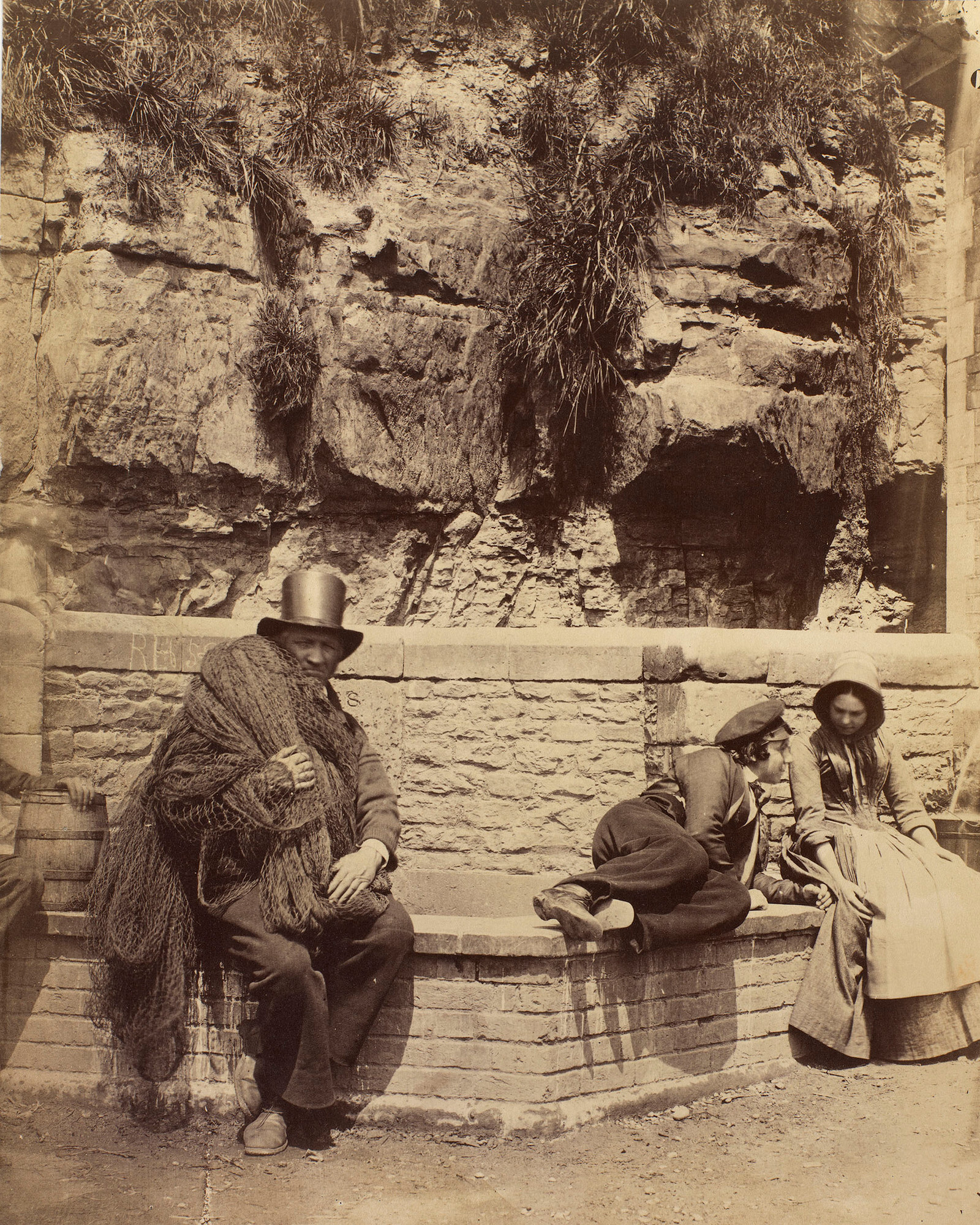 В Гастингсе, 1854. Фотограф Джозеф Кандалл