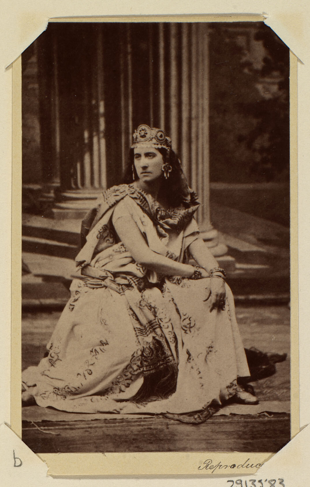 Итальянская актриса Аделаида Ристори, 1860