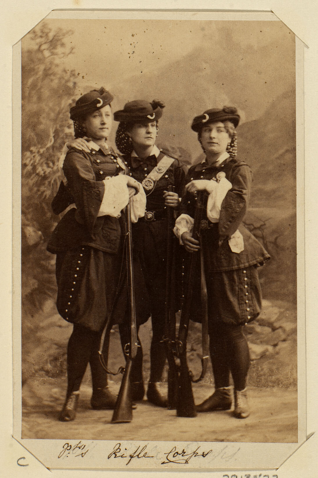 Стрелковый корпус принцессы, ок. 1860. Фотограф Камилль Сильви