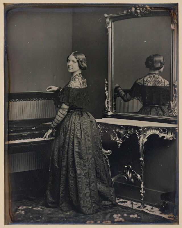 Шведская оперная певица Енни Линд,  1848. Фотограф Уильям Эдвард Килберн