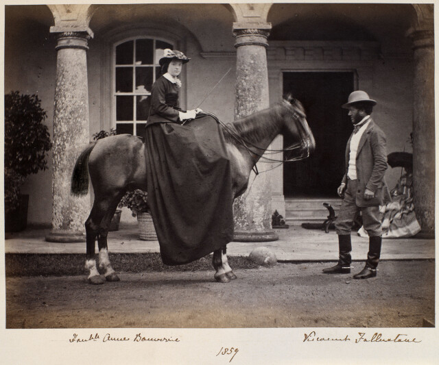 Сэр Джейкоб Плейделл-Бувери, виконт Фолкстон и его дочь Энн Плейделл-Бувери, 1859