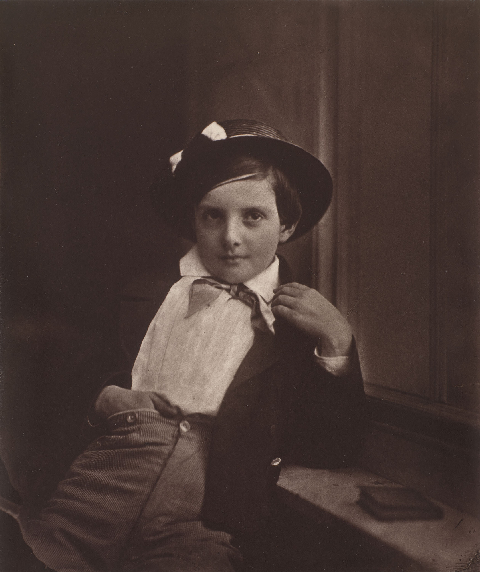 Мальчик, 1855. Фотограф Оскар Густав Рейландер