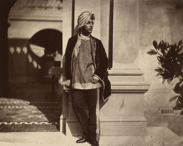 Махараджа Далип Сингх из Лахора, 1854. Фотограф Эрнст Беккер